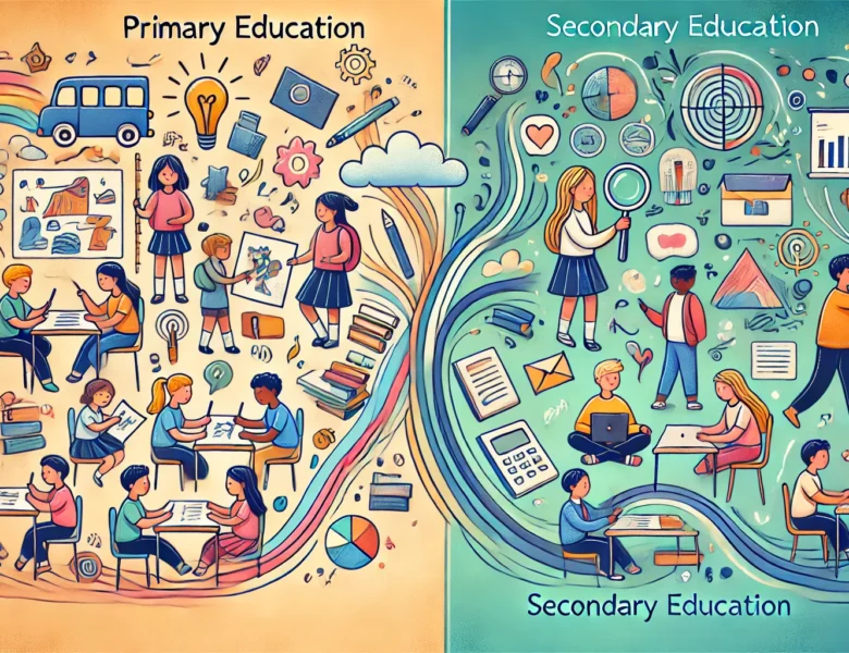 Diferencias en Competencias de Comunicación entre Primaria y Secundaria