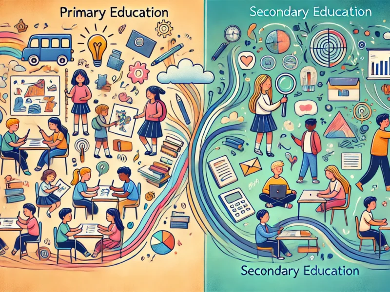 Diferencias en Competencias de Comunicación entre Primaria y Secundaria